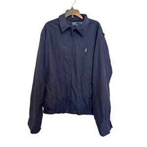 Vintage Polo Ralph Lauren Mens Navy Jacket Medium